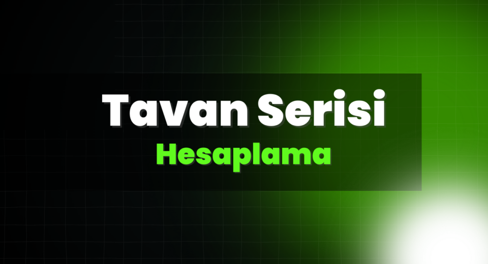 tavan serisi hesaplama finans terimleri